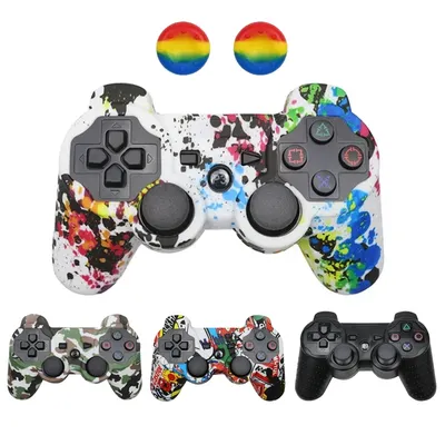 Protective Silicone Cover Case For PS3 / PS2 Controller Gamepad Anti-Scratch Protector Shell Sleeve