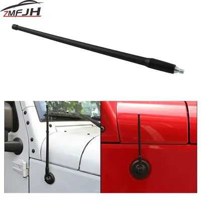 Reflex 13" AM FM Radio Antenna for Jeep Wrangler JK JL 2007 2008 2009 2010 2011 2012 2013 2014 2015