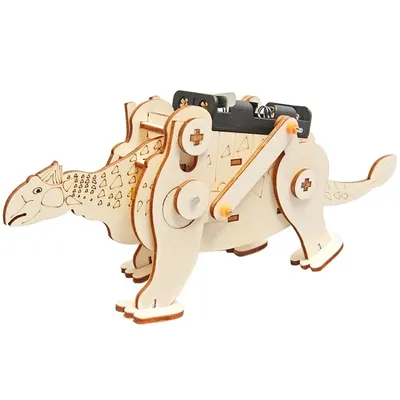 DIY Ankylosaurus Dinosaur Making Invention Handmade Materials Assembling Dinosaur Model Puzzle