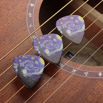 3pcs Guitar Picks Mediator Thickness 0.46 0.71 0.96 MM Universal Guitar Pick For All Guitar Electric