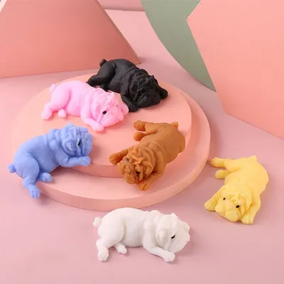 Squishy Dogs Anime Fidget Toys Puzzle Creative Simulation Decompression Toy Kawaii Dog Stress