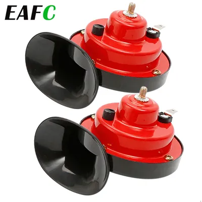 2pcs 12V air horn for car Snail Electric Air Horn Marine Boat Loud Alarm Kit Boat Motorcycle