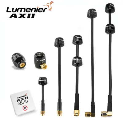 Lumenier AXII 2 5.8GHz 2.2dBi Gain FPV Antenna Straight Right-Angle Stubby/Double Long Range SMA