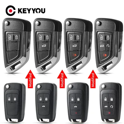 KEYYOU For Chevrolet Cruze Epica Lova Camaro Vauxhall Insignia Astra For Buick Modified 2/3/4/5