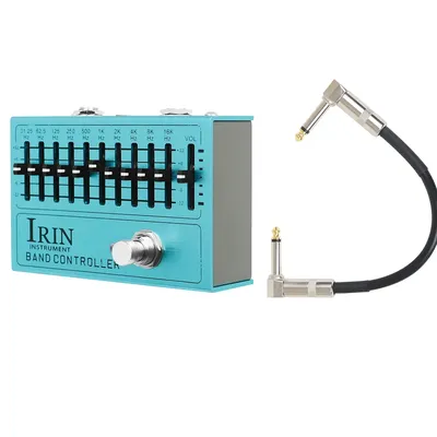 IRIN AN-40 10 Band EQ Electric Guitar Effect Pedal Controller Equalizer True Bypass Adjustable Knobs