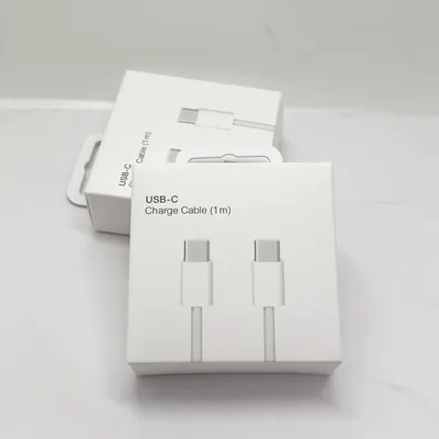 Original USB-C Cable For Apple iPhone 15 Pro Max PD 60W Fast Charging For Huawei Xiaomi Samsung Type
