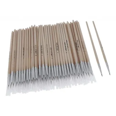 Micro Detail Paint Brush Set,100Pcs Tiny Professional Miniature Fine Detail Brushes for Oil