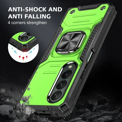 Magnetic Kickstand Folding Case for Samsung Galaxy Z Fold4 fold6 5G Fold5 Fold 6 5 4 5G Zfold4 zfold5 Non-Slip Protective Coque