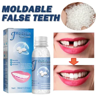 Solid Dental Glue For Dentures Temporary False Tooth Repair Moldable Denture Adhesive DIY Actor