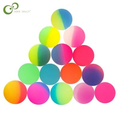 12Pcs/lot Luminous Moonlight High Bounce Toy Balls Kids Gift Party Favor Decoration Kids Glow in the