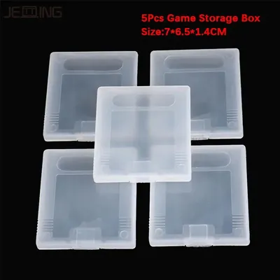 5Pcs Transparent Game Storage Box Card Anti Dust Cover Case Protection Game Card Box For Gameboy