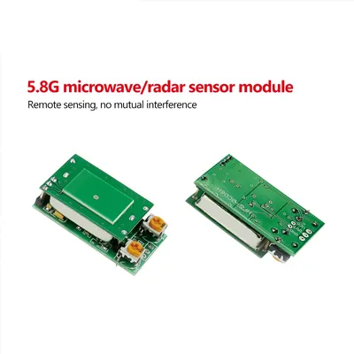 HFS-DC06 Microwave Radar Sensor Module DC 5V/8-15V/12-18V/24V Input 5.8GHz ISM Band Board 5V/2A High