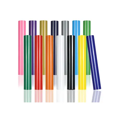 HTV Vinyl Roll, Heat Transfer Vinyl for T-Shirts Fabric, Cotton, Pillow, Iron On Vinyl For All Cutter Machine, Easy to Cut &Weed