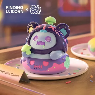 FINDING UNICORN SHINWOO GHOST DINER SERIES Blind Box Surprise Box Original Action Figure Cartoon