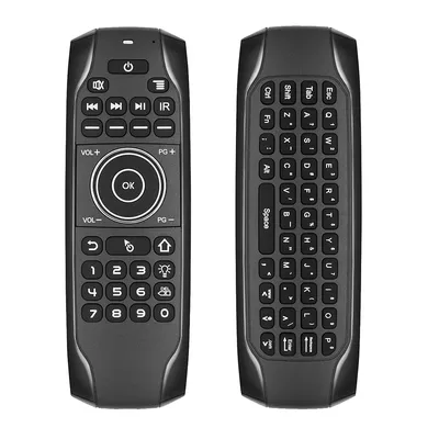 G7BTS Backlit Fly Air Mouse Wireless Air Mouse with IR Learning Smart TV box Remote Control with