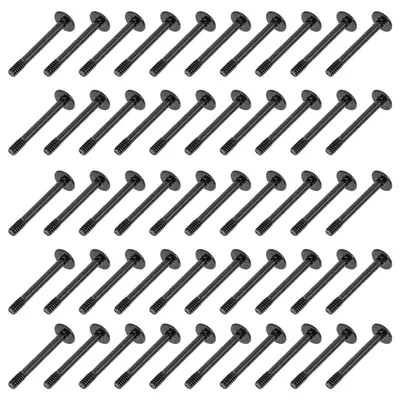 50pcs PC Case Cooling Cooler Fan Mount Screws Anti Noise Reducing Vibration Long Screws for PC Case