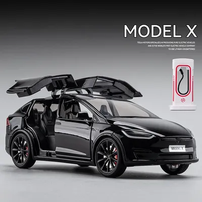 1:24 Model X Model Y Model 3 Alloy Die Cast Toy Car Model Sound and Light Children's Toy