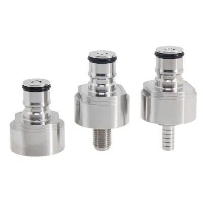 3 Different Types Stainless Carbonation Cap Ball Lock Type Fit Soft Drink PET bottles Homebrew Kegging Parts