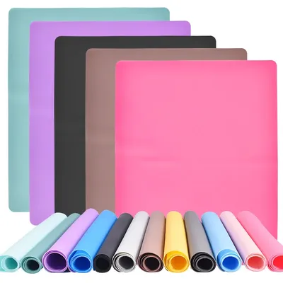 Extra Large Silicone Mat for Crafts Epoxy Resin Jewelry Casting Premium Silicone Placemat Nonslip Nonstick Countertop Protector