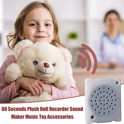 Recordable Sound Module Voice Box Mini Recording Device Stuffed Animal Sound Recorder Insert Square