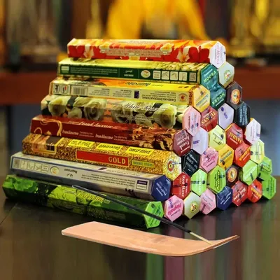 9 Boxes Incense Stick with Incense Plate Authentic Indian Incense Premium Multiple Flavors Mixed