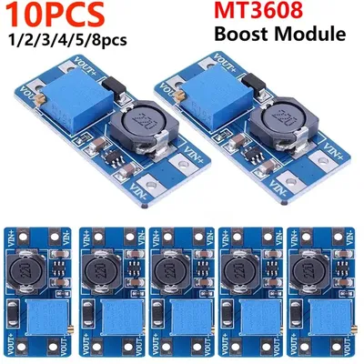 1-10pcs MT3608 Booster Power Supply Module DC-DC Step Up Power Apply Module Adjustable 2A Max 2V-24V