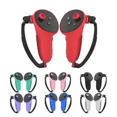 VR Controller Silicone Protective Cover Handle Grip Shell Full Protective For Meta Quest 3 VR