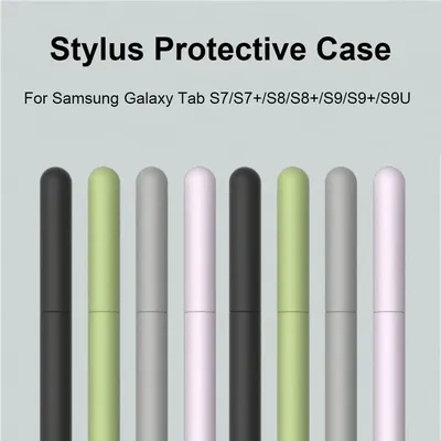 Silicone Stylus Protective Cover Tablet Touch Pencil Case Pen Sleeve for Samsung Galaxy Tab S7/S8/S9