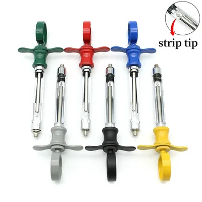 1pcs Dental Stainless Steel Syringe Anesthesia Aspirating Syringe Dentist Injector Tool Dentistry