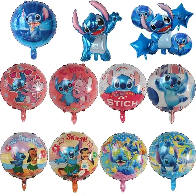 Disney Lilo & Stitch Balloon Theme Birthday 18 inch Balloon party decoration Balloon Set baby shower