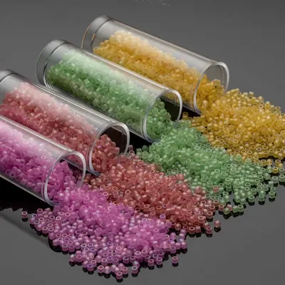 2.0MM Frosted AB Japanese Glass Seed Beads For Loom Beading Waterproof 10Grams/Bag Needle Work Beads