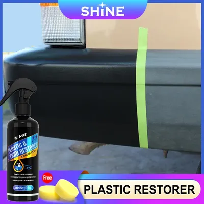 Plastic Restorer Back To Black Gloss Car Cleaning Products Auto Polish Coating Car Detailing