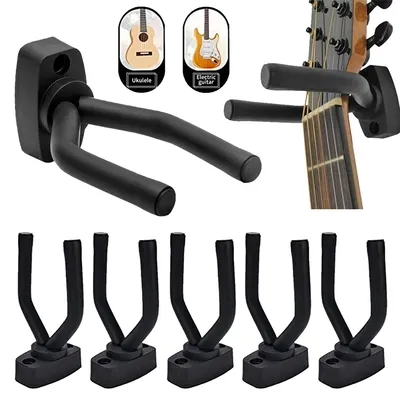 Wall Mount Guitar Hanger Hook Non-slip Holder Stand for Acoustic Guitar Ukulele Violin Bass Guitar