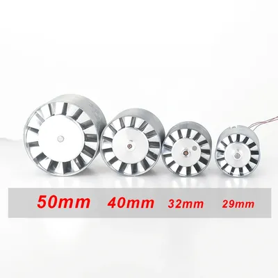 12V 24V 13000KV Inrunner Brushless Motor High Speed Jetfan EDF Ducted Jet Fan Air Blower Turbo For Compressed Air Duster Cleaner