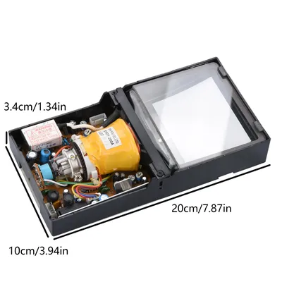 Mini 4 inch CRT Monitor 12V 4.2W Micro 4" CRT Black & White Monitor Vintage CRT Screen Electronic Picture Tube
