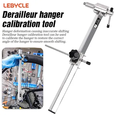 Lebycle Bike Derailleur Hanger Alignment Gauge Professional Tool Measure Straighten 304 Stainless
