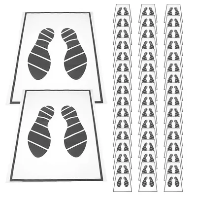 25/50pcs Disposable Car Foot Mats Portable Paper Vehicle Foot Pads for Protection Car Accessories