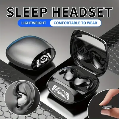 Sleep Invisible Earbuds Tiny Mini Headphones Hidden Noise Cancelling TWS Wireless Headsets Sports