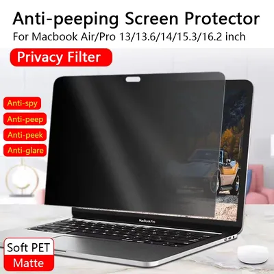 Anti-peeping Screen Protector For Macbook Air 13 13.6 15 M1 M2 Pro 14 16 2023 Anti-peek Anti-spy