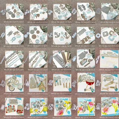 New Design Craft Metal stencil mold Cutting Dies marine related flowers tool scrapbook die cuts