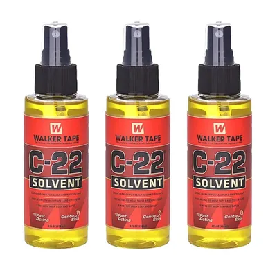 4 FL OZ 118ml Walker Tape C-22 Solvent Remover Great Cleaner For Scalp And Hair Systems Fast Acting on Most Tapes