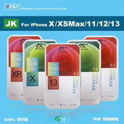 JK series For iPhone X LCD Xs XR 11 12 13 LCD Display Touch Screen Digitizer Assembly No Dead Pixel