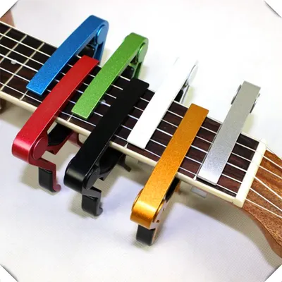 Universal Aluminium Capo Acoustic Guitar Transposition Clip Ukulele Transpose Clips Guitar