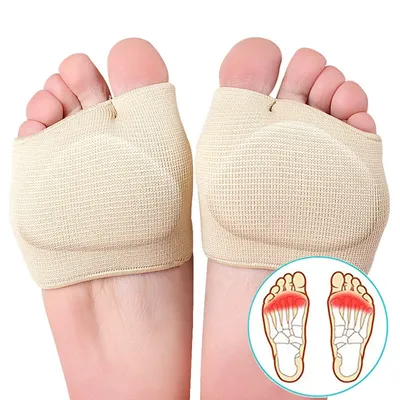 Silicone Metatarsal Pads Toe Separator Pain Relief Forefoot Socks Insole Orthotics Hallux Valgus Bunion Corrector Foot Care Tool