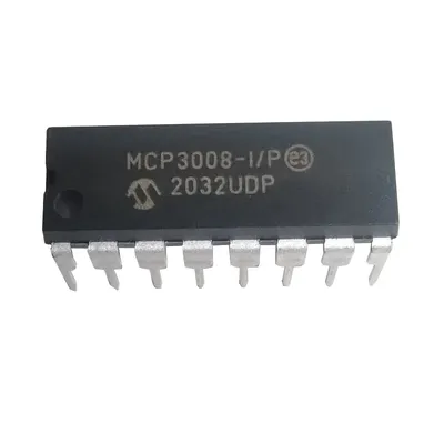 1Piece MCP3008-I/P Mcp3008 8-Channel 10-Bit ADC with SPI Interface for Raspberry Pi