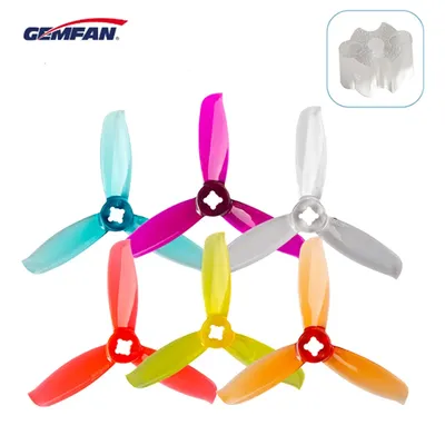 24 pcs / 12 pairs Gemfan Windancer 3028 Propeller 3 inch PC 3-Blade CW CCW FPV Propeller Mini Props