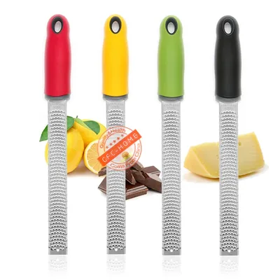 Citrus Lemon Zester & Cheese Grater-Parmesan Cheese, Lemon, Ginger, Garlic, Nutmeg, Chocolate,