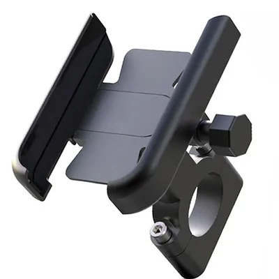 Bicycle Motorcycle Phone Holder 360 Rotation Aluminum Alloy Holder for 4-7 inch Smartphone GPS