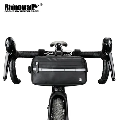 Rhinowalk Bicycle Handlebar Bag 3L Big Capacity Water-Repellent Multifunctional Shoulder/Waist/Frame