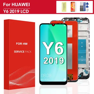 MRD-LX1F/LX1/LX2/LX3 Lcd For Huawei Y6 2019 Display Touch Screen Replacement Display For Huawei Y6 2019 LCD With Frame